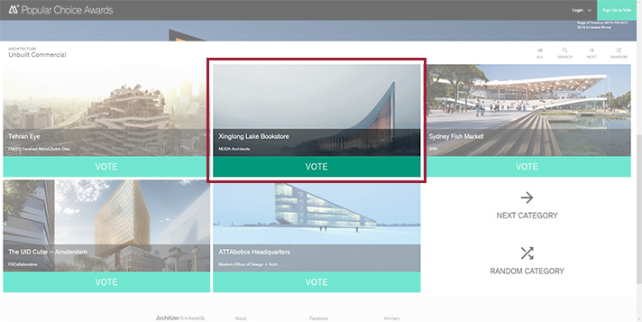 MUDA was finallisted in Archtizer A+Awards